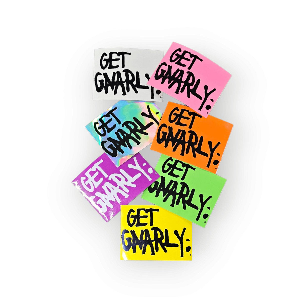 GNARLY ナーリー　ステッカー get-gnarly-sticker-core-logo-