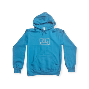 Get Gnarly Sketchy Box Logo Pullover Hoodie California Blue-Sweatshirt-Get Gnarly 
