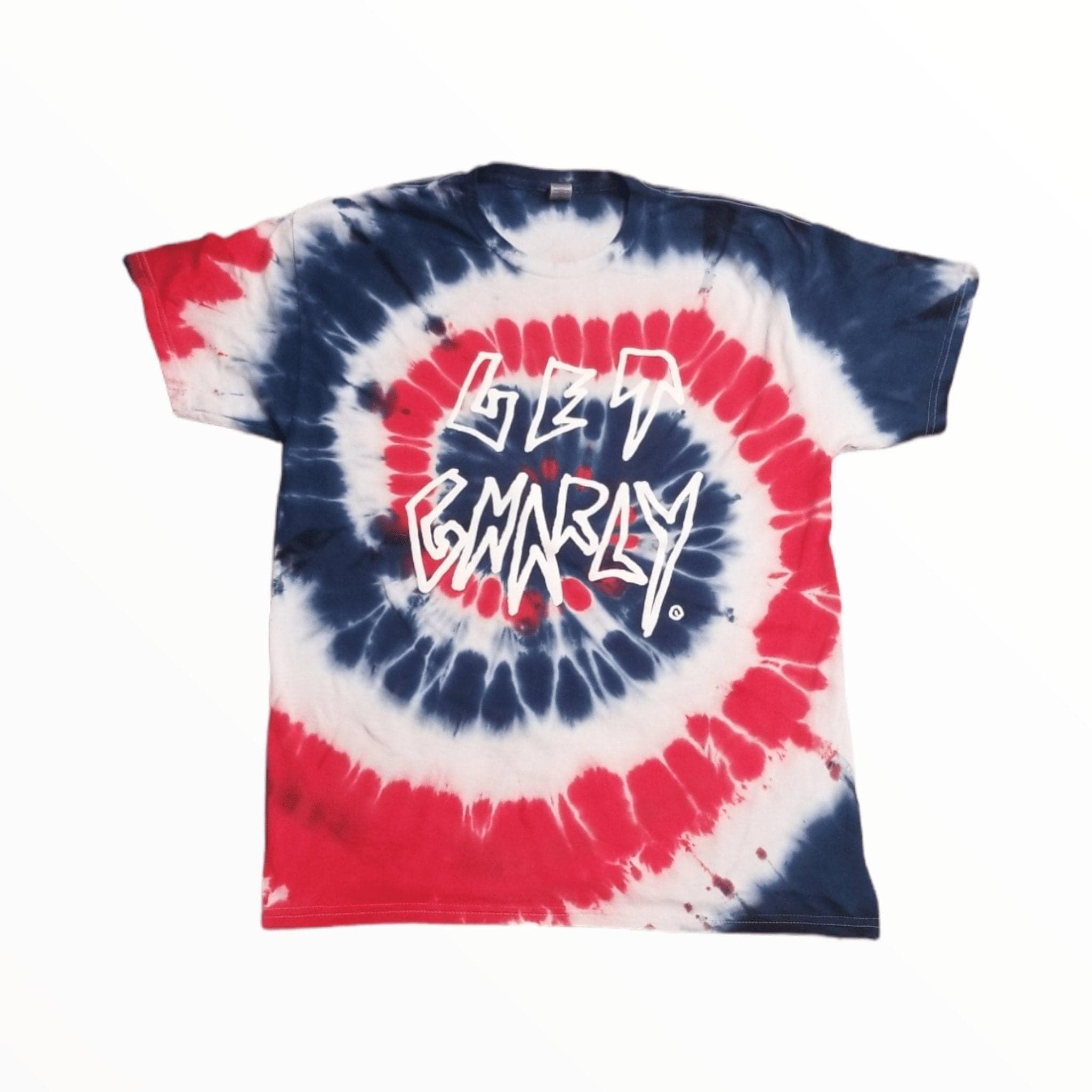 Get Gnarly Hollow Tee USA Tie Dye-T-Shirts-Get Gnarly 