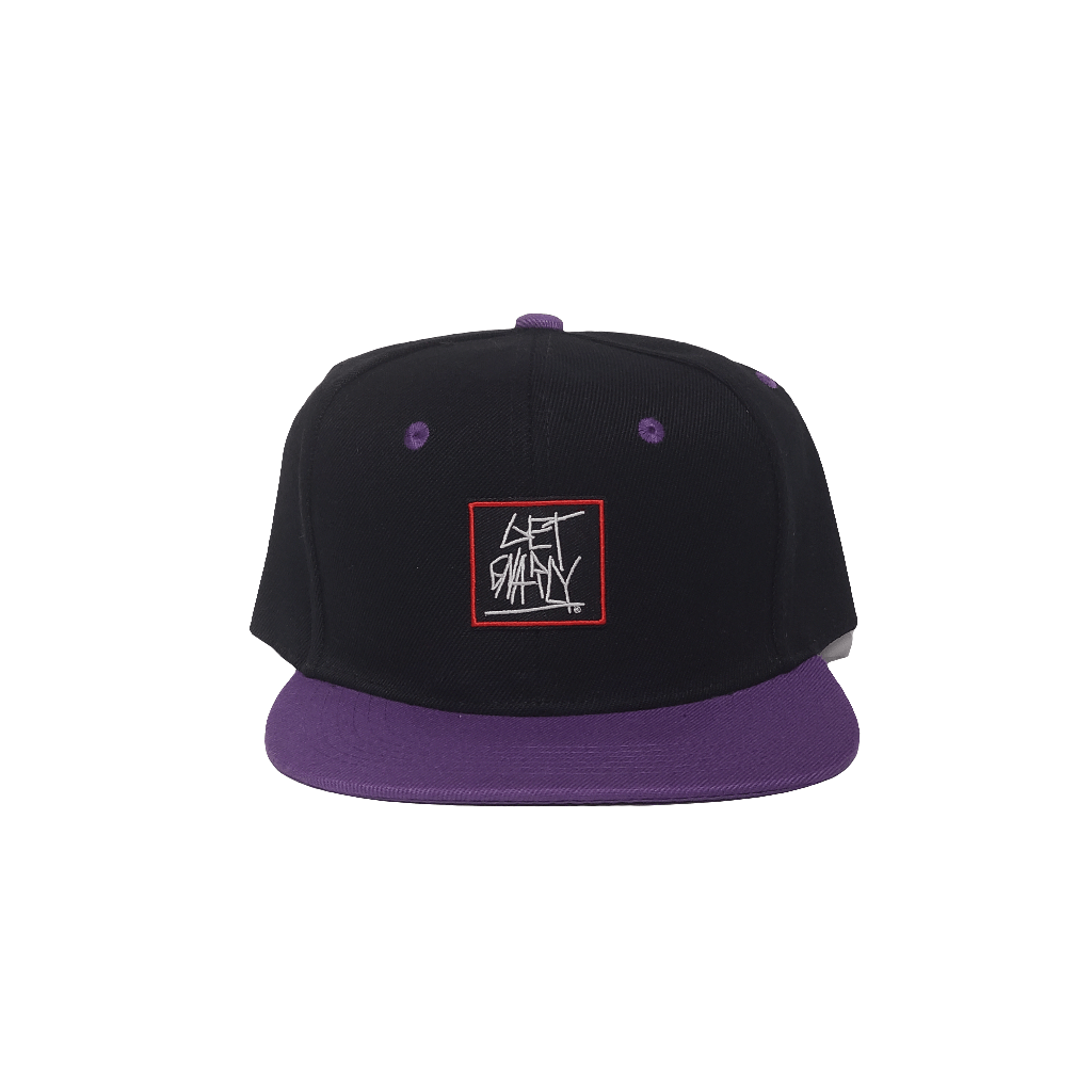 Deathstix Snapback Black/Purple-Hat-Get Gnarly 