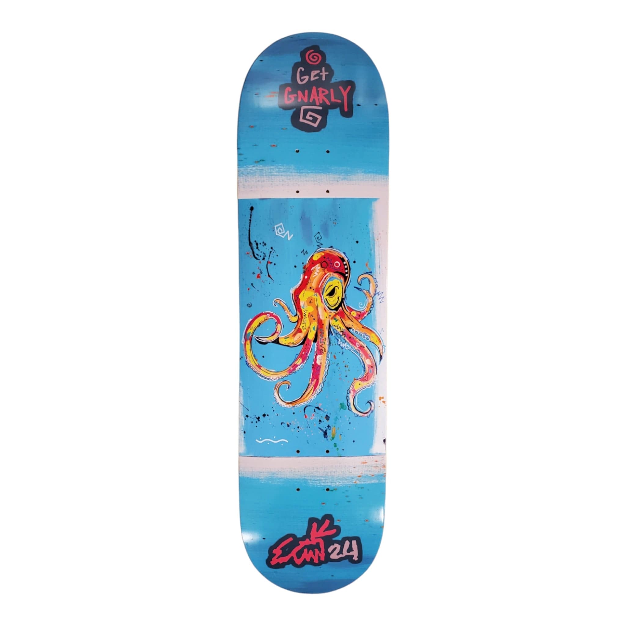 Erik White Artist Series Tropical Octopus Deck - Get Gnarly