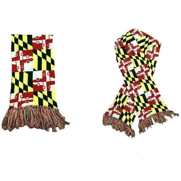 Get Gnarly Maryland Skate Flag Knit Scarf-Beanie-Get Gnarly 