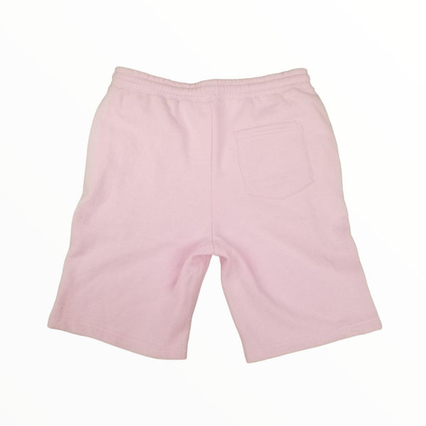 Get Gnarly Box Logo Fleece Shorts Light Pink-Shorts-Get Gnarly 