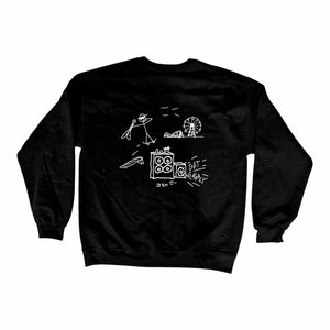 Get Gnarly Concert Crewneck Black-Sweatshirt-Get Gnarly 