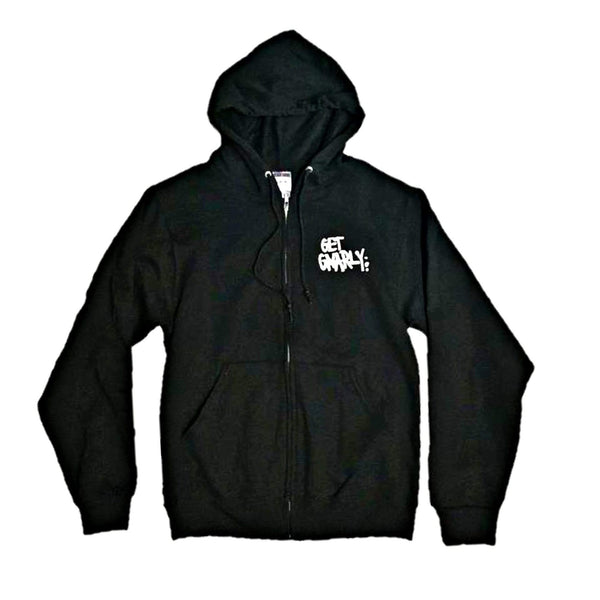 Core Logo Zip-Up Hoodie-Sweatshirt-Get Gnarly 