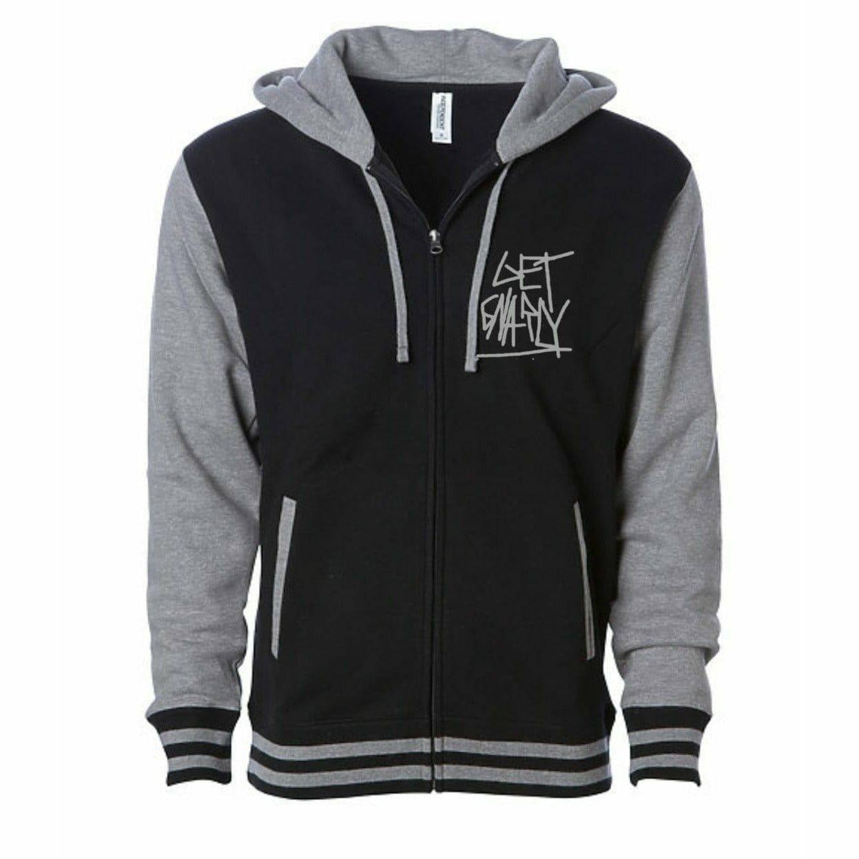 Get Gnarly Varsity Zip-Up Hoodie - Get Gnarly Get Gnarly Varsity Zip-Up Hoodie - Get Gnarly