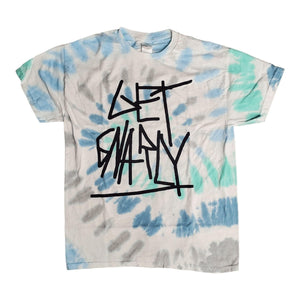 "DEATHSTICKS" Tee Glacier Tie Dye-T-Shirts-Get Gnarly 