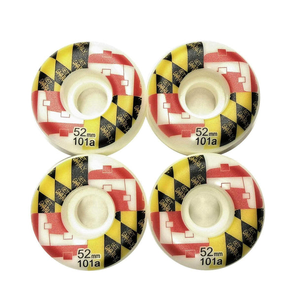 Maryland Skate Flag 52mm Wheels-Wheel-Get Gnarly 