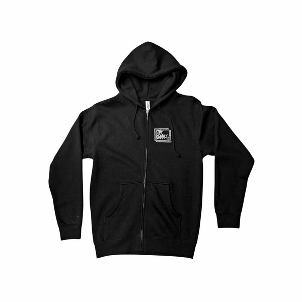 Jade Deer Skull Zip-Up Hoodie-Sweatshirt-Get Gnarly 