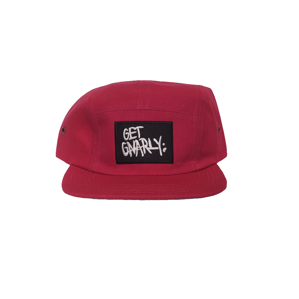 OG Logo Five Panel Fushia-Hat-Get Gnarly 