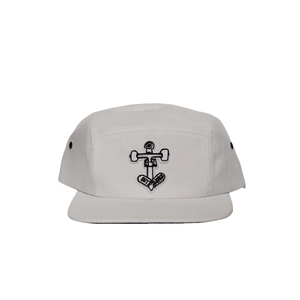 Skateboard Anchor Five Panel White-Hat-Get Gnarly 