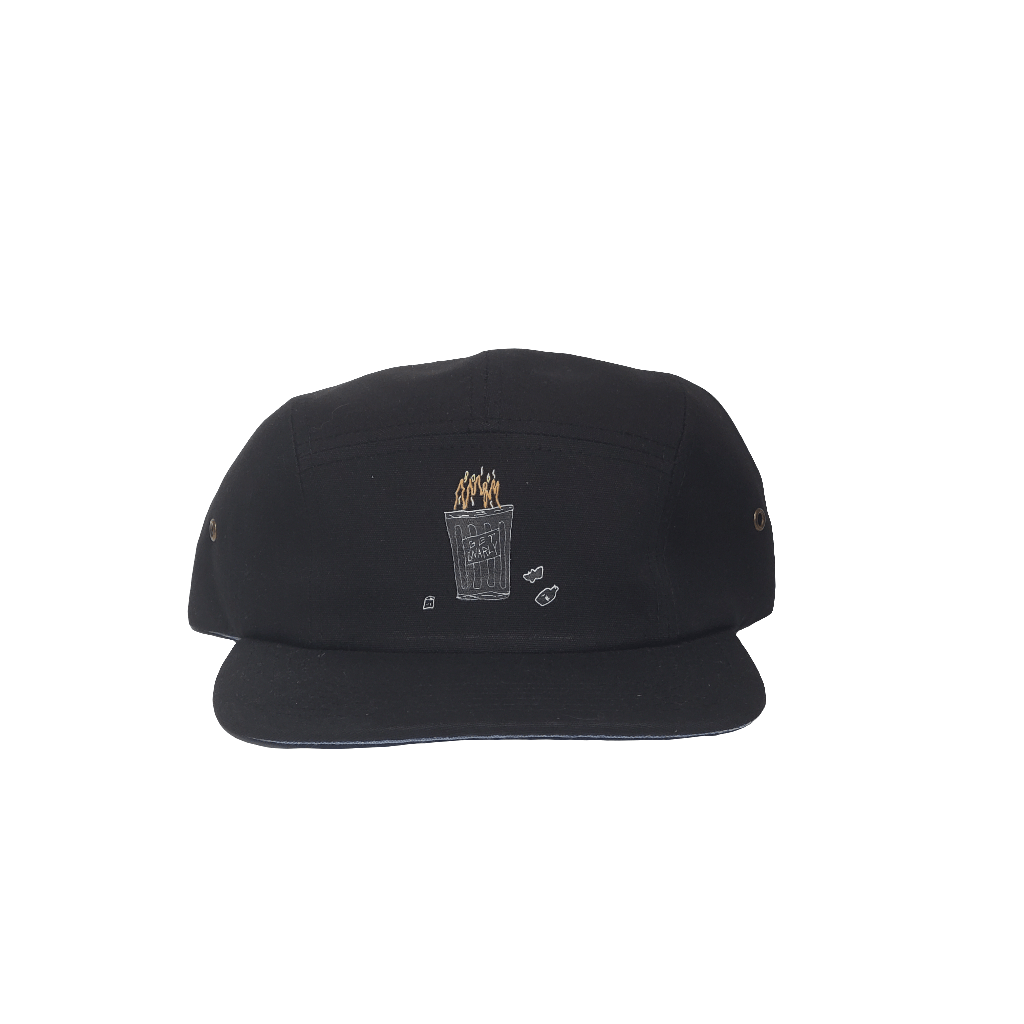 Thrash Fire Five Panel Black-Hat-Get Gnarly 